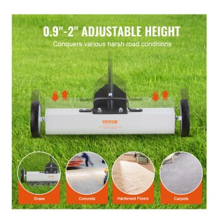 Χειροκίνητο Μαγνητικό Σάρωθρο 24 με Τηλεσκοπική Λαβή VEVOR TLSCXQSQ...