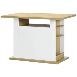 HOMCOM Kitchen Island για 4-6 άτομα με ντουλάπια και ανοιχτά ράφια,... HOMCOM Kitchen Island για 4-6 άτομα με ντουλάπια και ανοιχτά ράφια,...