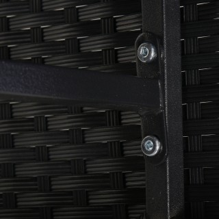 Outsunny Σετ 11 τμχ Έπιπλα κήπου από ρατάν εξωτερικού χώρου με τραπ...