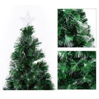 Χριστουγεννιάτικο Δέντρο 180 cm με 27 Φωτάκια LED Οπτικές Ίνες και ...