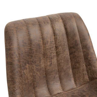 Homcom Set 2 σκαμπό μπαρ βιομηχανικού στυλ με ρυθμιζόμενο ύψος σε κ...