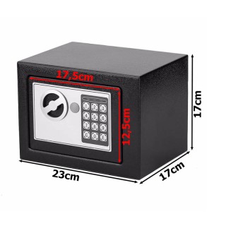 Χρηματοκιβώτιο Ασφαλείας με Ηλεκτρονική Κλειδαριά και Κλειδί 23 x 1... Χρηματοκιβώτιο Ασφαλείας με Ηλεκτρονική Κλειδαριά και Κλειδί 23 x 1...