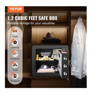 Χρηματοκιβώτιο Ασφαλείας με Ηλεκτρονική Κλειδαριά και Κλειδί 40 x 3... Χρηματοκιβώτιο Ασφαλείας με Ηλεκτρονική Κλειδαριά και Κλειδί 40 x 3...