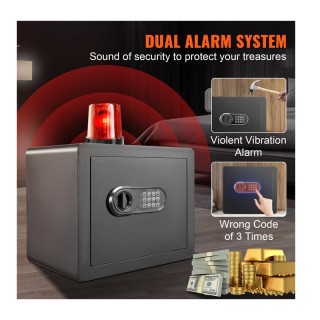 Χρηματοκιβώτιο Ασφαλείας με Ηλεκτρονική Κλειδαριά και Κλειδί 40 x 3... Χρηματοκιβώτιο Ασφαλείας με Ηλεκτρονική Κλειδαριά και Κλειδί 40 x 3...