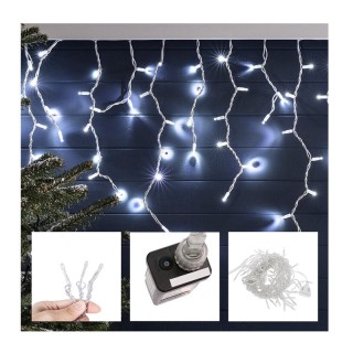 Χριστουγεννιάτικη Κουρτίνα 8.1 m με 230 Λαμπάκια LED Ψυχρό Λευκό κα... Χριστουγεννιάτικη Κουρτίνα 8.1 m με 230 Λαμπάκια LED Ψυχρό Λευκό κα...