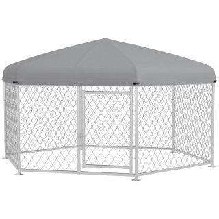 PawHut Large Dog Run με υφασμάτινη οροφή Oxford Proof UV, 2,1x1,85x... PawHut Large Dog Run με υφασμάτινη οροφή Oxford Proof UV, 2,1x1,85x...