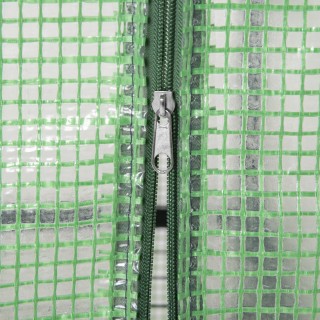 Outsunny Κάθετο Θερμοκήπιο με 4 Ράφια Ατσάλι και PE Σκούρο Πράσινο,...