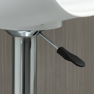 HOMCOM Σετ 2 περιστρεφόμενα σκαμπό μπαρ με πλάτη, στήριγμα ποδιών κ...