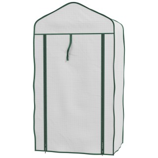 Outsunny Mini Garden Greenhouse με κάλυμμα PE, 3 ράφια και ρολό, 59... Outsunny Mini Garden Greenhouse με κάλυμμα PE, 3 ράφια και ρολό, 59...