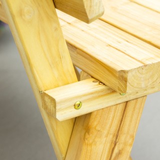 Outsunny Ξύλινος πάγκος κήπου 2 θέσεων με ψηλή πλάτη με ράφι, 116x5... Outsunny Ξύλινος πάγκος κήπου 2 θέσεων με ψηλή πλάτη με ράφι, 116x5...