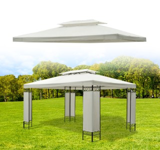 Outsunny Αδιάβροχη Ανταλλακτική Στέγη για Double Roof Garden Gazebo... Outsunny Αδιάβροχη Ανταλλακτική Στέγη για Double Roof Garden Gazebo...