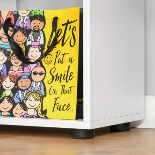 HOMCOM Design Βιβλιοθήκη με 8 Ράφια σε Ξύλο Μοριοσανίδα 70x24x178cm...