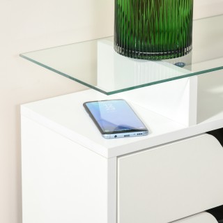 HOMCOM Μοντέρνα Ντουλάπα παπουτσιών, 2 συρτάρια για 16 παπούτσια με... HOMCOM Μοντέρνα Ντουλάπα παπουτσιών, 2 συρτάρια για 16 παπούτσια με...