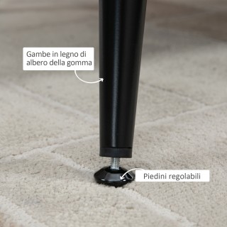 HOMCOM 2θέσιος βελούδινος καναπές με μεταλλικά πόδια και πλάτη με κ... HOMCOM 2θέσιος βελούδινος καναπές με μεταλλικά πόδια και πλάτη με κ...