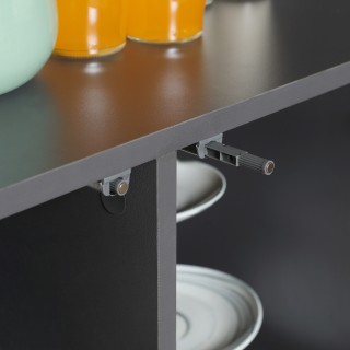 HOMCOM Πτυσσόμενο τραπέζι εξοικονόμησης χώρου για 4 άτομα Max με 4 ... HOMCOM Πτυσσόμενο τραπέζι εξοικονόμησης χώρου για 4 άτομα Max με 4 ...