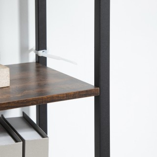 Βιβλιοθήκη HOMCOM Industrial Style με 4 ράφια και 2 ντουλάπια, 90x3... Βιβλιοθήκη HOMCOM Industrial Style με 4 ράφια και 2 ντουλάπια, 90x3...