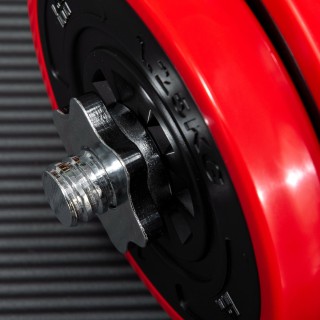 Σετ αλτήρες γυμναστικής HOMCOM με βάρη 40 κιλών με επικάλυψη από κα... Σετ αλτήρες γυμναστικής HOMCOM με βάρη 40 κιλών με επικάλυψη από κα...