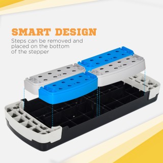 HOMCOM Fitness Stepper για αερόμπικ Ρυθμιζόμενο σε 3 ύψη από 10-15-... HOMCOM Fitness Stepper για αερόμπικ Ρυθμιζόμενο σε 3 ύψη από 10-15-...