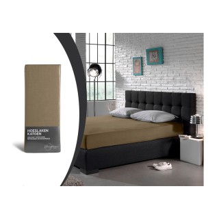 Υπέρδιπλο Βαμβακερό Σεντόνι με Λάστιχο Ξενοδοχειακής Ποιότητας 5 Ασ...