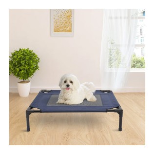 Υπερυψωμένο Μεταλλικό Κρεβάτι για Κατοικίδια 76 x 61 x 18 cm Pawhut... Υπερυψωμένο Μεταλλικό Κρεβάτι για Κατοικίδια 76 x 61 x 18 cm Pawhut...