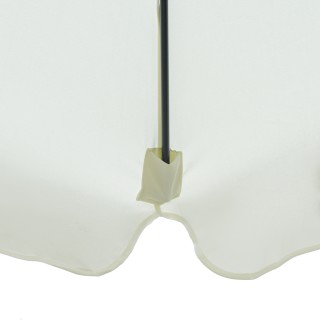 Outsunny Στρογγυλή ομπρέλα κήπου με κεντρικό στύλο και αεραγωγό, Φ2...