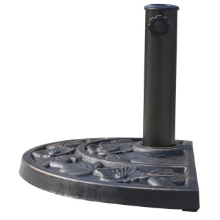 Outsunny Ρυθμιζόμενη βάση ομπρέλας από ρητίνη με πόμολο 9 kg 50x31x...