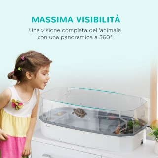 PawHut Multifunction Turtle Bath with Sole and Water Pump, 62x31x21... PawHut Multifunction Turtle Bath with Sole and Water Pump, 62x31x21...