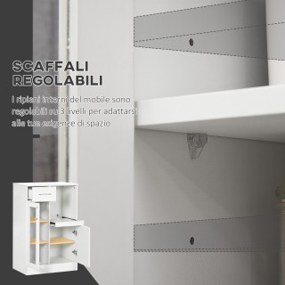 HOMCOM Μοντέρνος Μπουφές με Ντουλάπες και Συρτάρι, Ντουλάπα Κουζίνα... HOMCOM Μοντέρνος Μπουφές με Ντουλάπες και Συρτάρι, Ντουλάπα Κουζίνα...