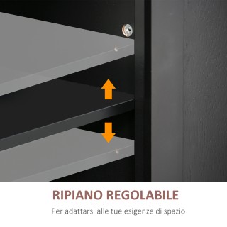 Τροχήλατο Έπιπλο Κουζίνας με 2 Ντουλάπια και 2 Συρτάρια 111 x 44.5 ...