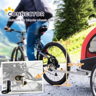 PawHut Bicycle Trailer για σκύλους μεσαίου μεγέθους με 2 εισόδους μ... PawHut Bicycle Trailer για σκύλους μεσαίου μεγέθους με 2 εισόδους μ...