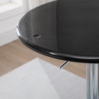 HOMCOM Στρογγυλό Τραπέζι Μπαρ με Περιστρεφόμενη Επιφάνεια, Ρυθμιζόμ...