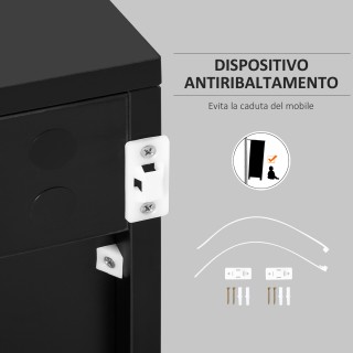 Ντουλάπι πολλαπλών χρήσεων HOMCOM με 2 συρτάρια και 2 ντουλάπια, άν... Ντουλάπι πολλαπλών χρήσεων HOMCOM με 2 συρτάρια και 2 ντουλάπια, άν...