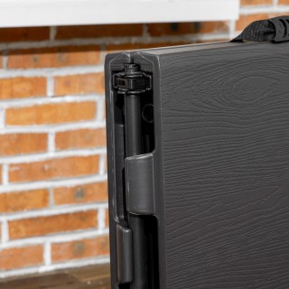 Μεταλλικό Πτυσσόμενο Τραπέζι Εξωτερικού Χώρου 118 x 60 x 74 cm Outs...