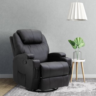 Καρέκλα Μασάζ με 5 Λειτουργίες 84 x 92 x 109 cm HOMCOM 700-029V03BK