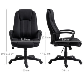 Καρέκλα γραφείου μασάζ με ρυθμιζόμενο ύψος Vinsetto, 60x74x106-116c... Καρέκλα γραφείου μασάζ με ρυθμιζόμενο ύψος Vinsetto, 60x74x106-116c...
