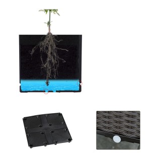 Ζαρντινιέρα Κήπου με Καφασωτό και Αυτόματο Πότισμα 40 x 40 x 175 cm... Ζαρντινιέρα Κήπου με Καφασωτό και Αυτόματο Πότισμα 40 x 40 x 175 cm...