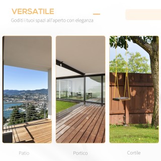 Outsunny Κουνιστή Καρέκλα Εξωτερικού Χώρου Κρεμαστό για 2 Άτομα σε ...