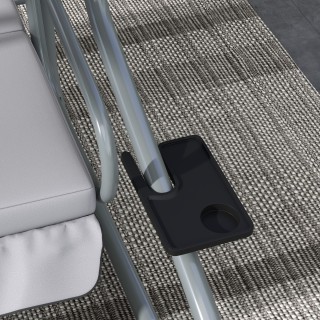 Swing Garden κρεβάτι με ρυθμιζόμενη οροφή και δίσκους, από ατσάλι κ... Swing Garden κρεβάτι με ρυθμιζόμενη οροφή και δίσκους, από ατσάλι κ...