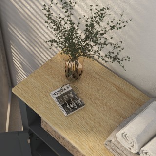 kleankin Ντουλάπα μπάνιου 3 ραφιών από MDF και μοριοσανίδα με ρυθμι... kleankin Ντουλάπα μπάνιου 3 ραφιών από MDF και μοριοσανίδα με ρυθμι...