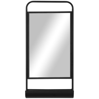 Καθρέφτης τοίχου HOMCOM με κάτω ράφι και μεταλλική κατασκευή, 36,2x...