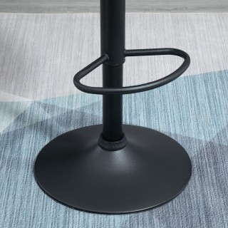 HOMCOM Σετ 2 Περιστρεφόμενο Σχέδιο Σκαμπό Μπαρ με Ρυθμιζόμενο Ύψος ...