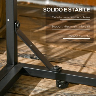 Outsunny Outdoor Metal Woodshed with Polycarbonate Roof, 2100kg Χωρ...