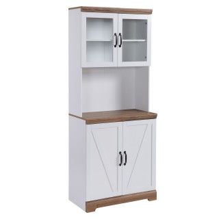 HOMCOM MDF Kitchen Island με 2 πόρτες επάνω και κάτω ντουλάπι και π... HOMCOM MDF Kitchen Island με 2 πόρτες επάνω και κάτω ντουλάπι και π...