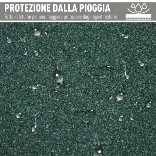 Outsunny Εργαλειοθήκη 3 επιπέδων από ξύλο ελάτης με ασφαλτική στέγη... Outsunny Εργαλειοθήκη 3 επιπέδων από ξύλο ελάτης με ασφαλτική στέγη...