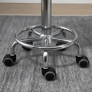 HOMCOM Σετ 2 περιστρεφόμενα σκαμπό με ρόδες, ρυθμιζόμενο ύψος και κ... HOMCOM Σετ 2 περιστρεφόμενα σκαμπό με ρόδες, ρυθμιζόμενο ύψος και κ...