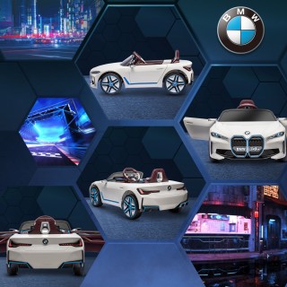 HOMCOM Electric Ride-On Toy Car για παιδιά 3-8 ετών με δίπλωμα BMW ...