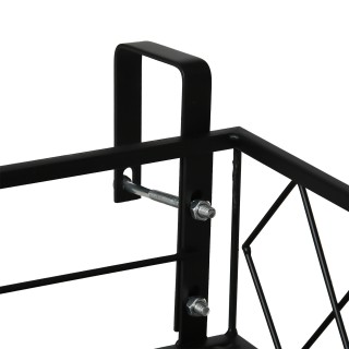 Outsunny Outsunny Outdoor Planter Stand με γάντζους για κιγκλίδωμα ...