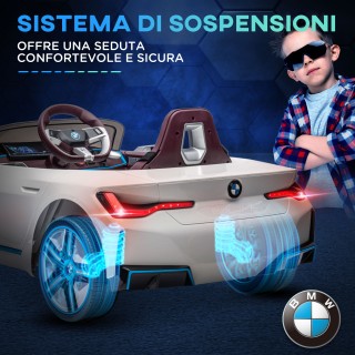 HOMCOM Electric Ride-On Toy Car για παιδιά 3-8 ετών με δίπλωμα BMW ...