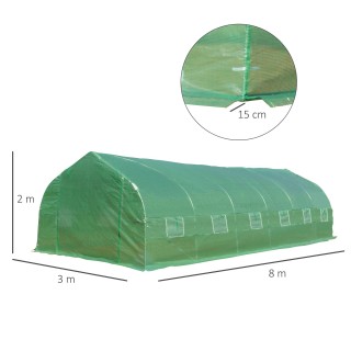 Outsunny Garden Θερμοκήπια Γεωργικά Θερμοκήπια Τιμές Τούνελ με Κάλυ... Outsunny Garden Θερμοκήπια Γεωργικά Θερμοκήπια Τιμές Τούνελ με Κάλυ...