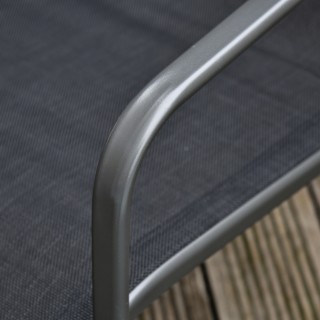 Outsunny Σετ Τραπεζάκι Σαλονιού με Πάγκο και 2 Καρέκλες Κήπου, Έπιπ...